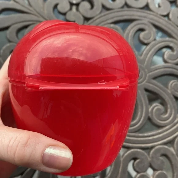 TUPPERWARE - Red Apple Keeper Container - Picture 4 of 9
